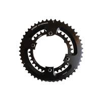 Chainring Set 110BCD x 48/33T AL7075T651 for Shimano 7000 8000 9100 Stone Black