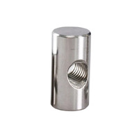 Seatpost Barrel Nut M6 Thread 10mm x 20mm 304 Stainless Steel (Pair)