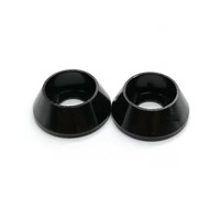 Washer Head Cap Recessed (Pair) M5 x 5.5mm Aluminium Anodised Black