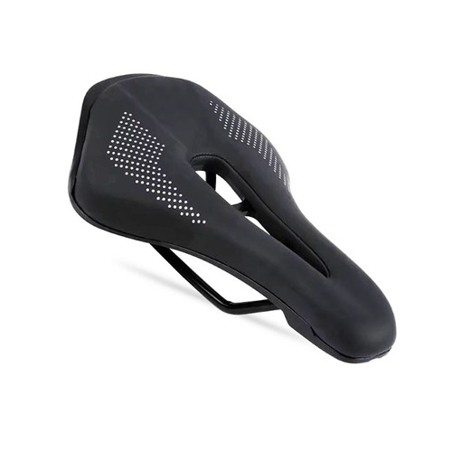 Saddle Mens with Ergonomic Cut Out - Snub Nose Padded Black