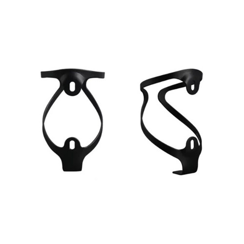 Bottle Cage (Pair) Alloy RiderAce Anodised Black