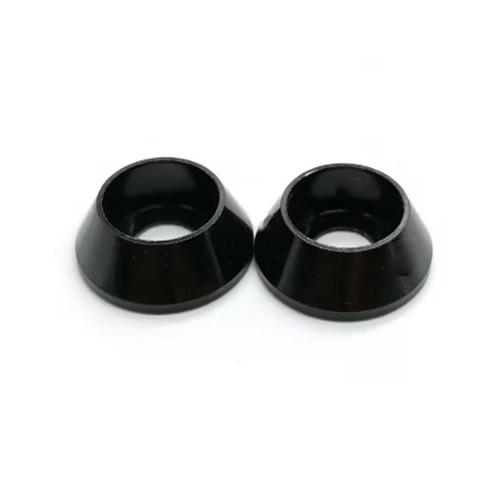 Washer Head Cap Recessed (Pair) M5 x 5.5mm Aluminium Anodised Black